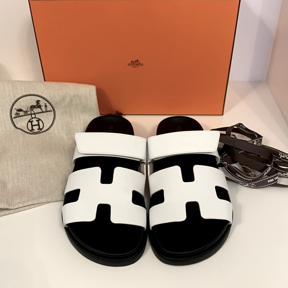 HERMES Chypre Sandals size 38